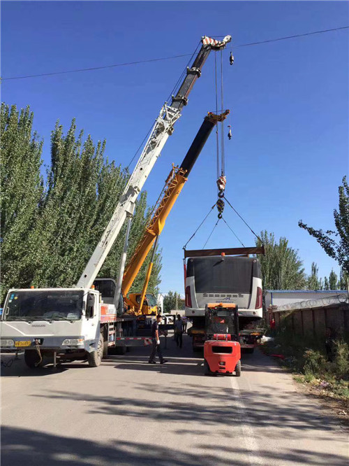 阜宁县港口集装箱搬运案例